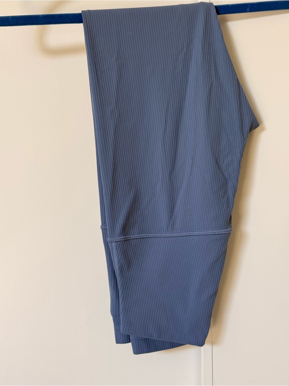 NEW w/o tags lululemon Align Oasis Blue Ribbed Leggings